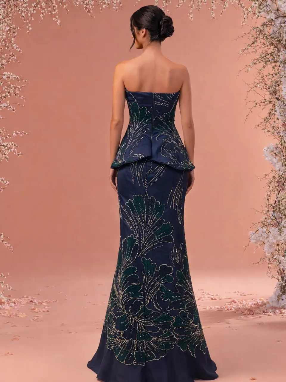 black maxi dress